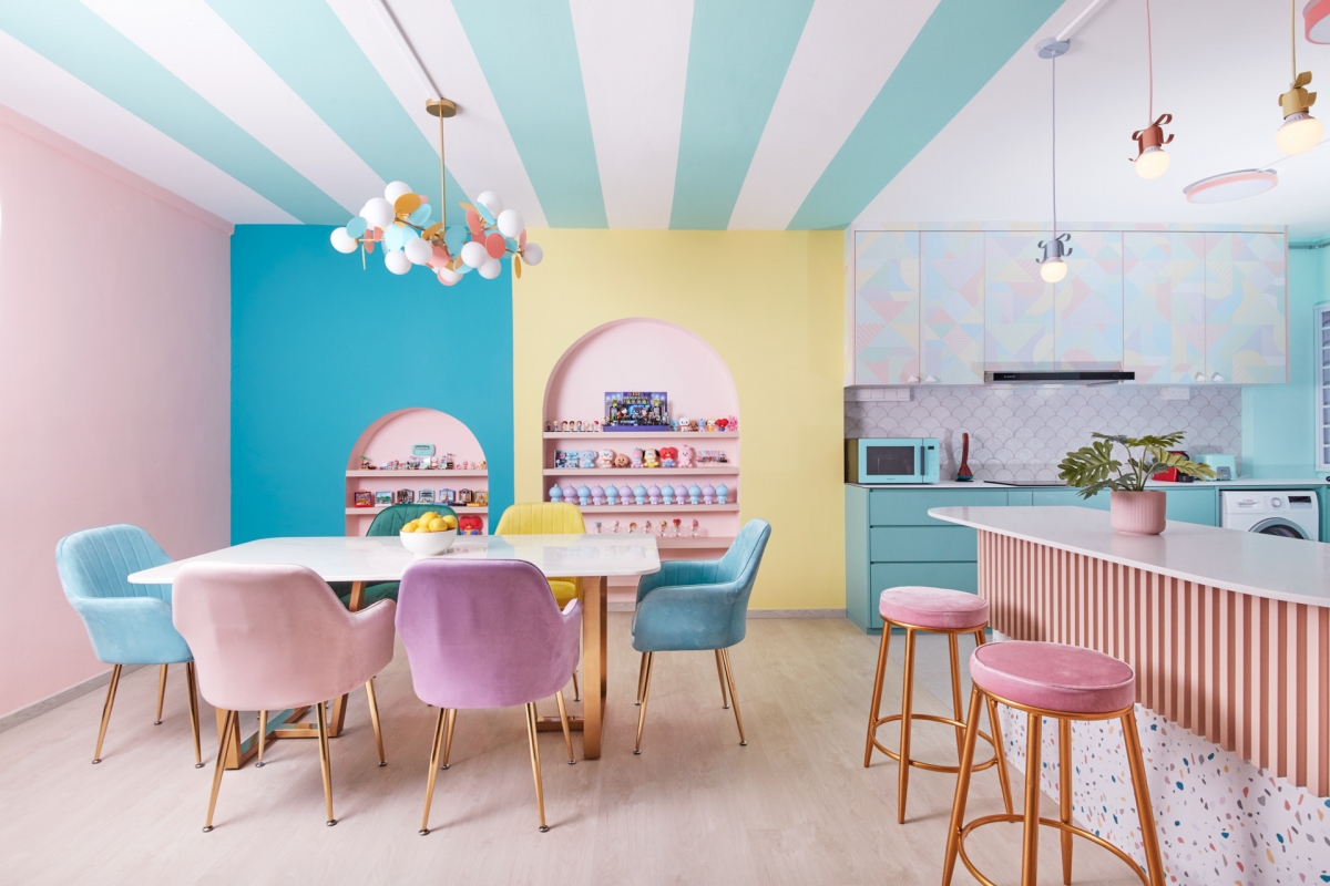 pastel hdb flat singapore