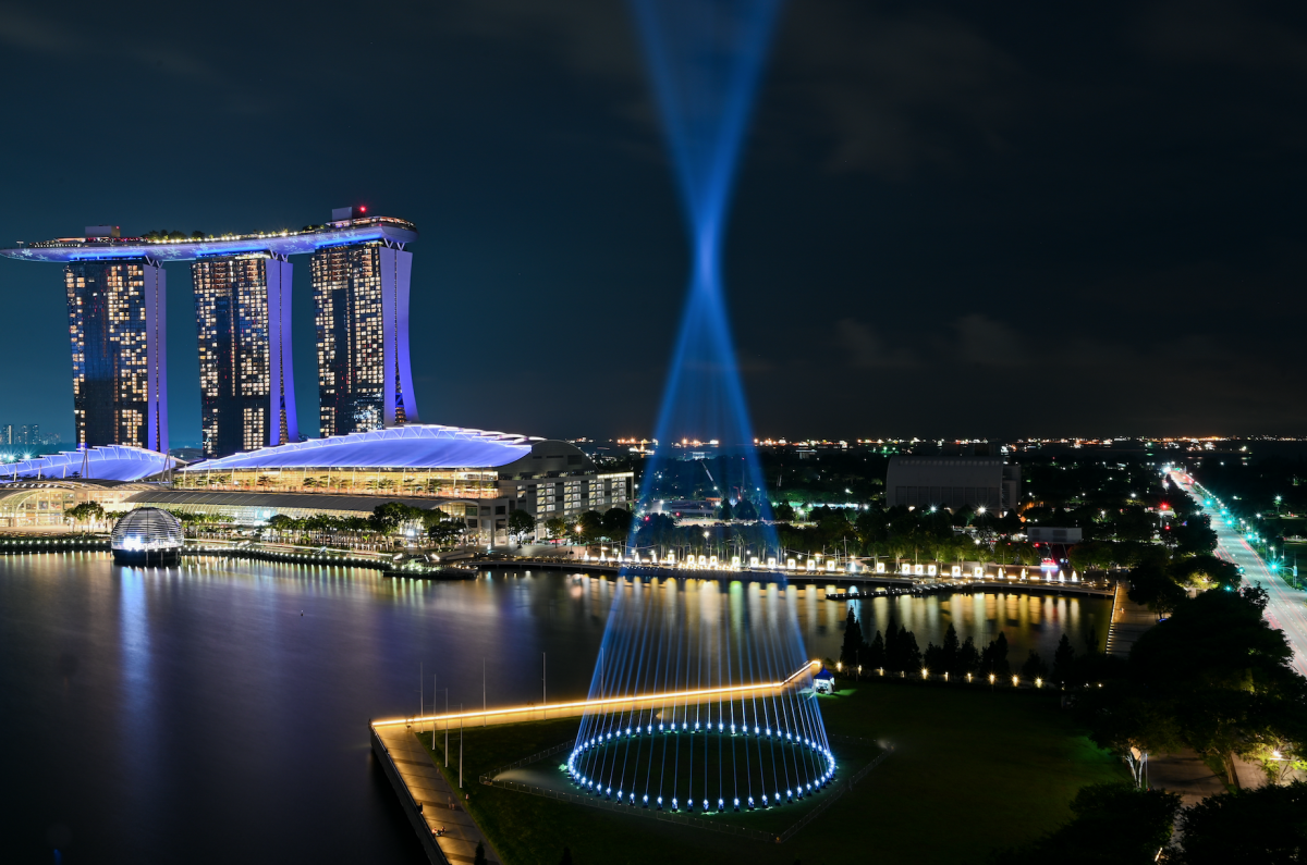 Shine A Light show Marina Bay Sands 2020