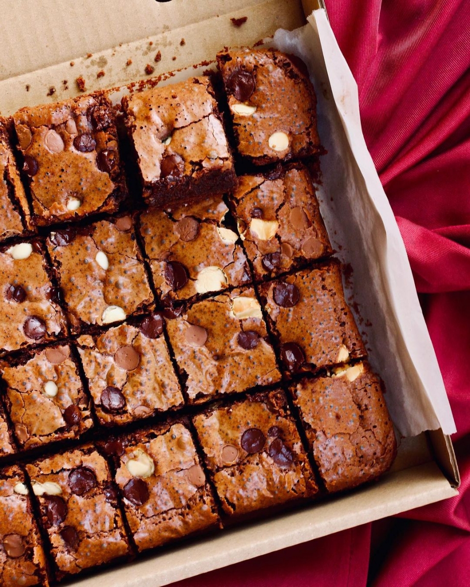 Mai Hiam Buay Pai Triple Choc brownies