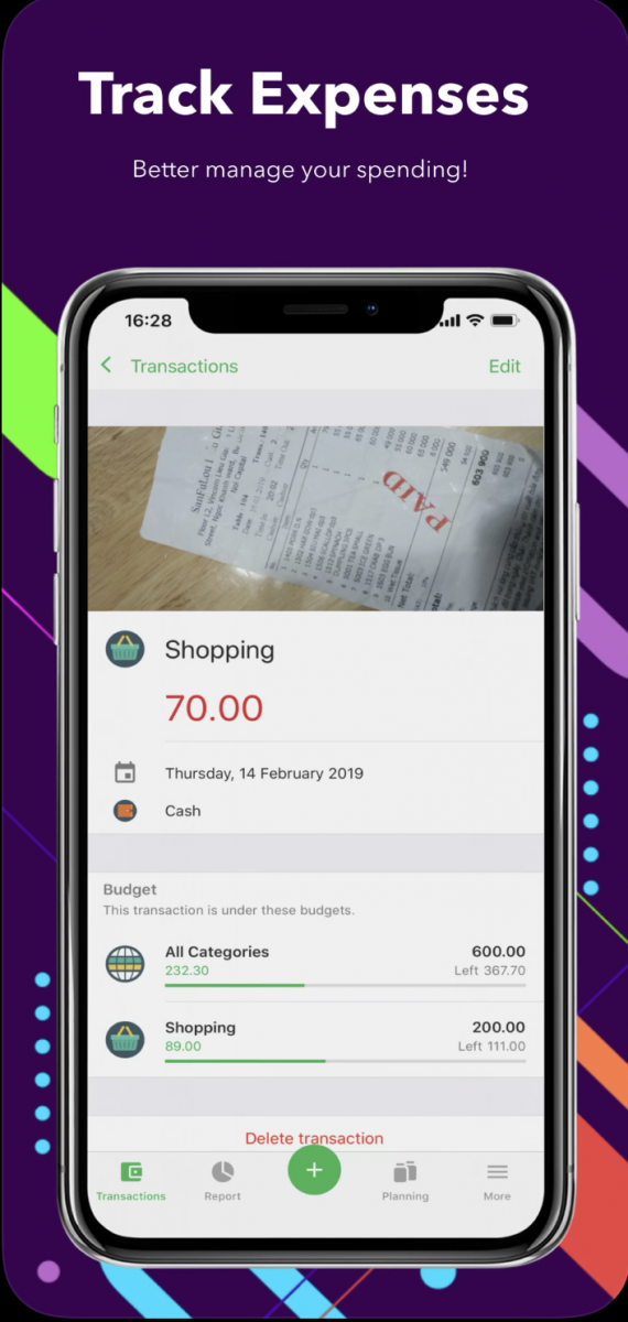 Money Lover budgeting track expenses