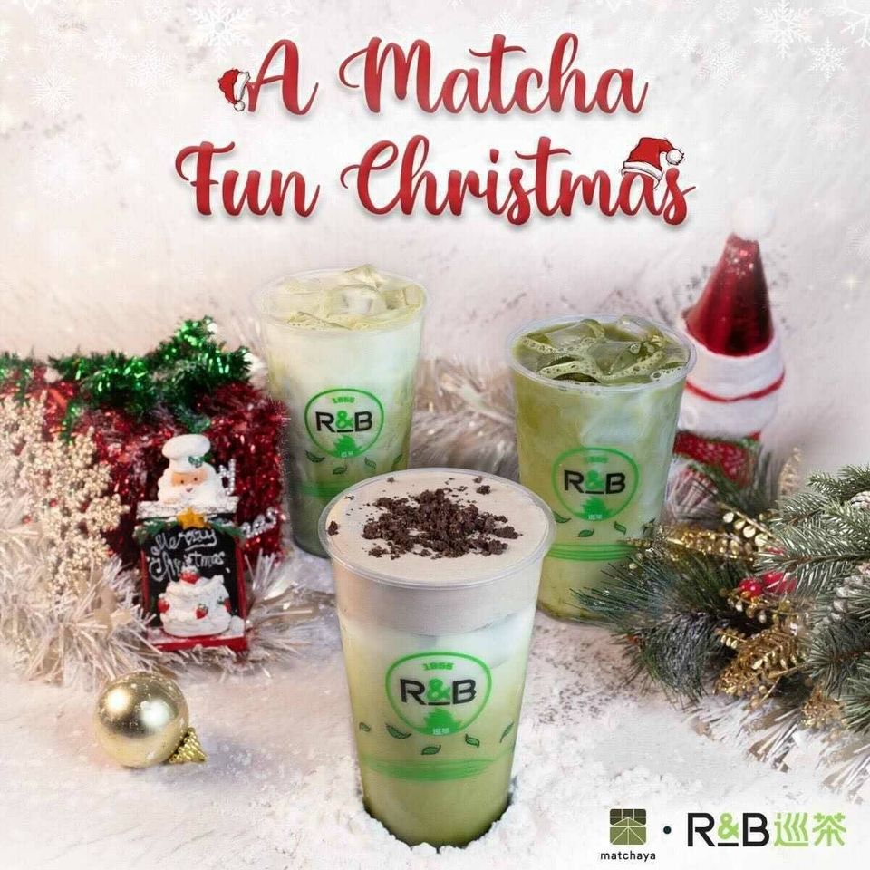 R&B Tea Matchaya Uji Matcha Christmas Series