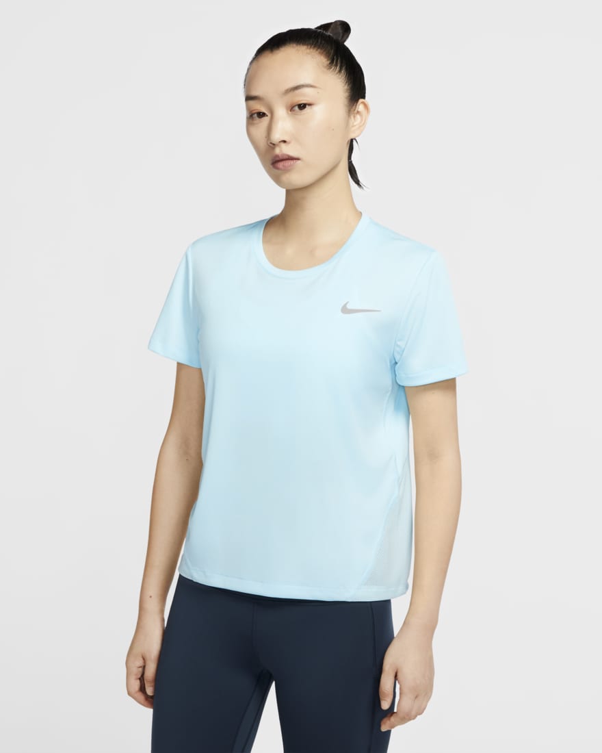 Nike miler short sleeved running top