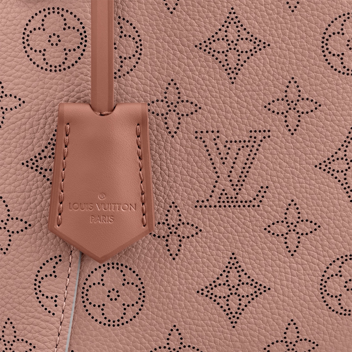 Louis Vuitton Hina PM bag close up on design