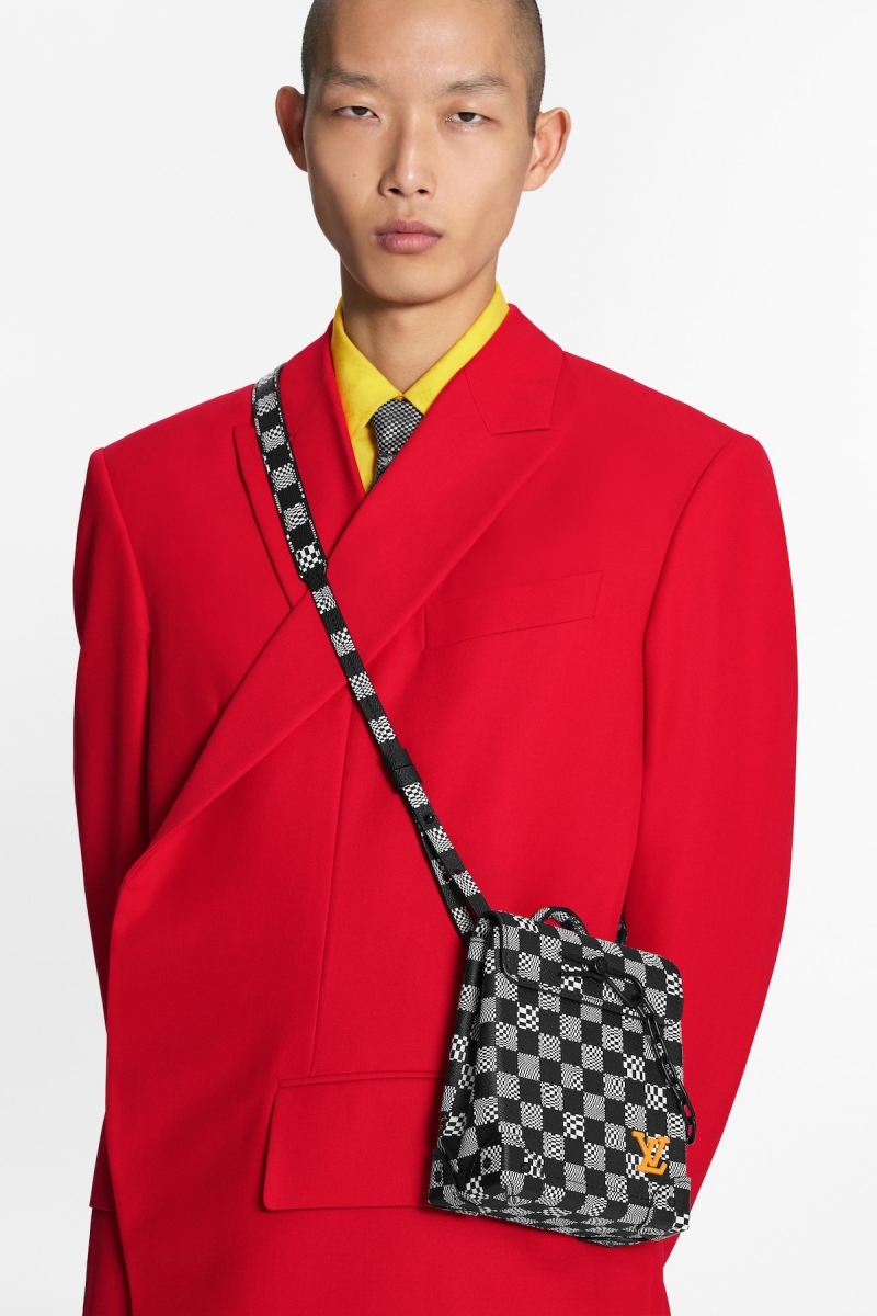 Louis Vuitton steamer checked mini xs crossbody bag