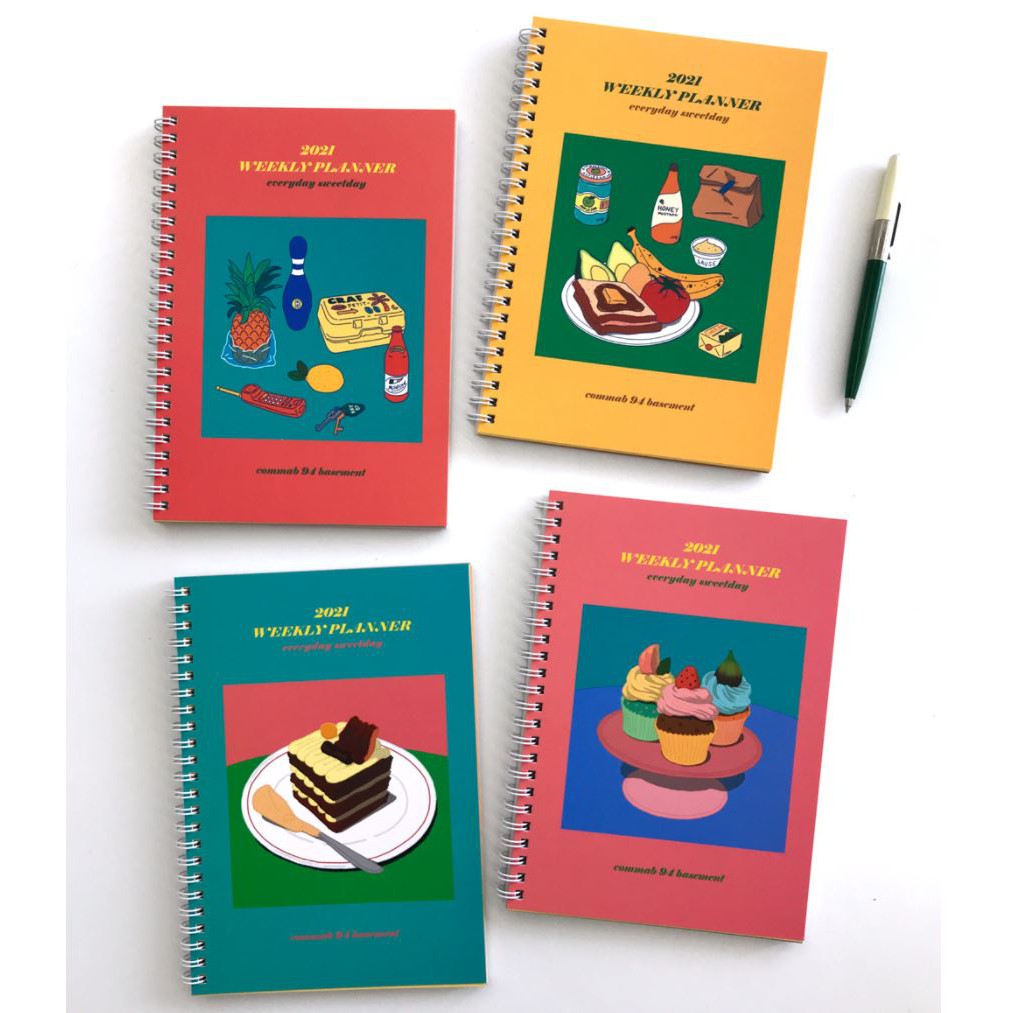 COMMA B 2021 Vivid-Mood Weekly Planner