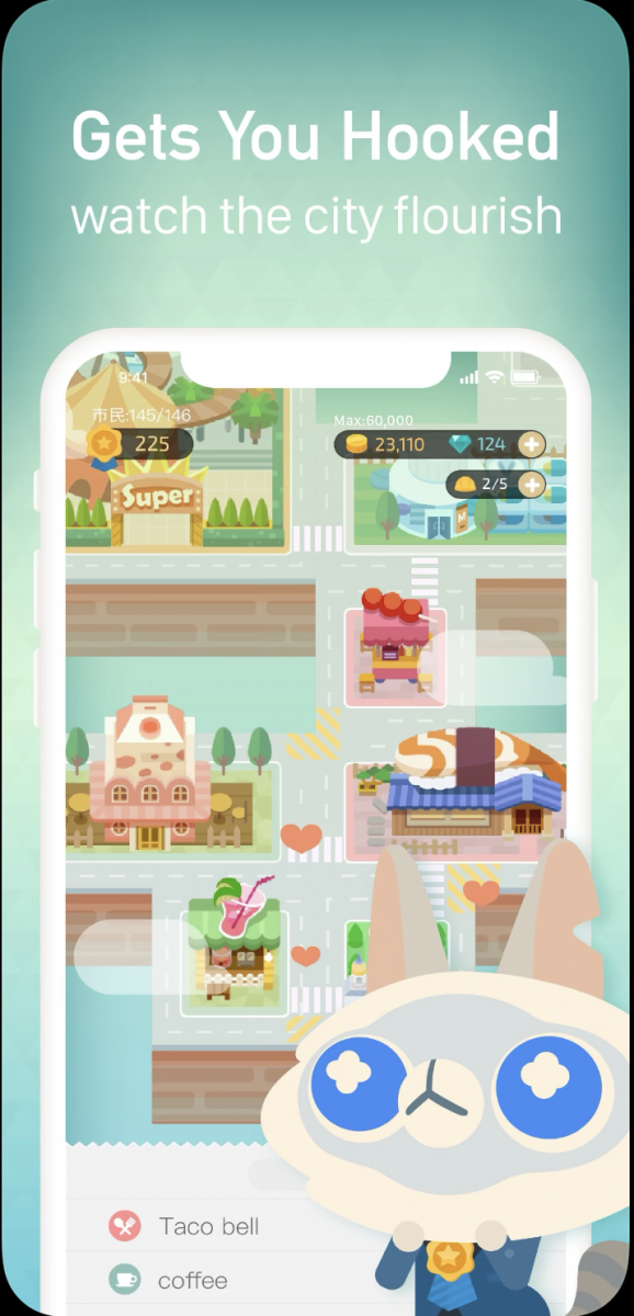 Fortune City budgeting app