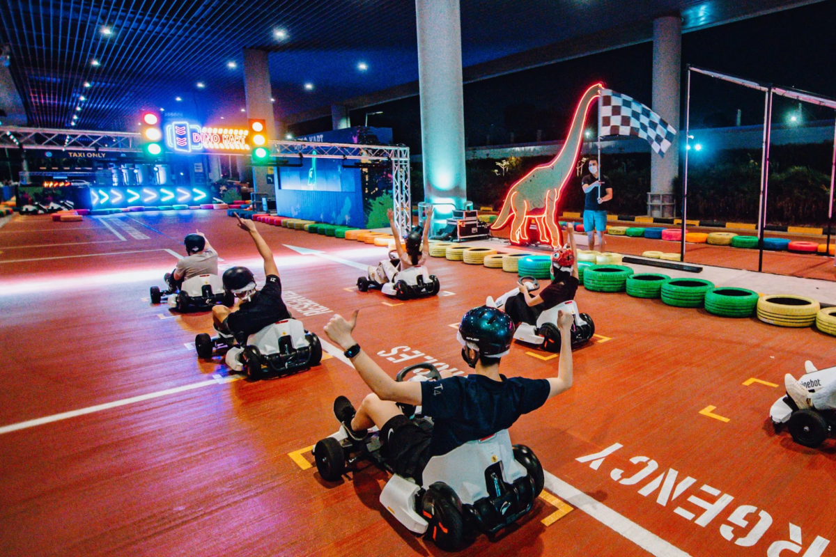 Dinosaur go-kart changi airport Singapore