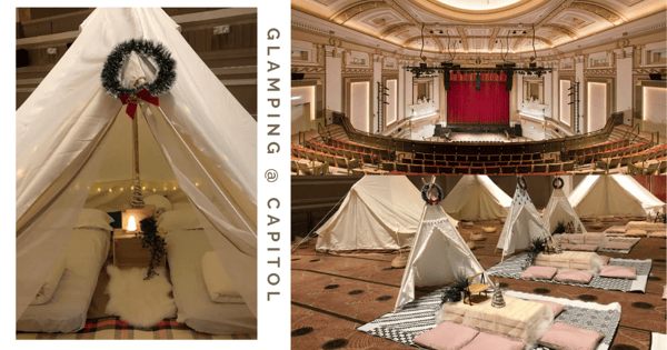 Capitol Theatre Has Glamping Movie Night Picnics & Staycations With Festive Treats Till End 2020