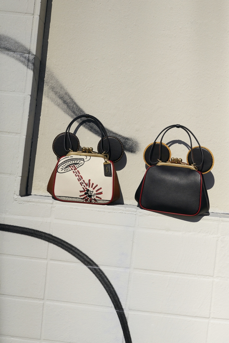 Coach Disney Mickey Mouse Kisslock Bag