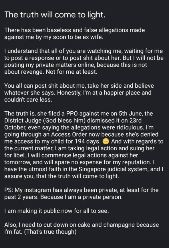 Joshua Ang divorce Shannon Low abuse