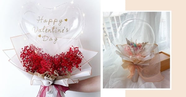 5 Online Florists In Singapore To Get Minimalist Korean-Style Balloon Bouquets For Valentine's Day