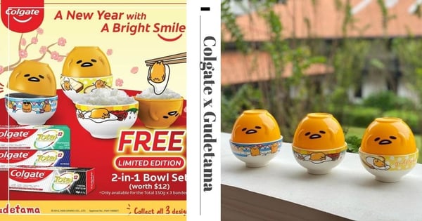 Get A Free Limited Edition Gudetama Bowl Worth $12 When You Purchase Colgate Toothpaste