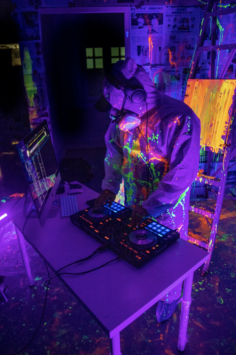 The Neon Playground Singapore neon art jamming