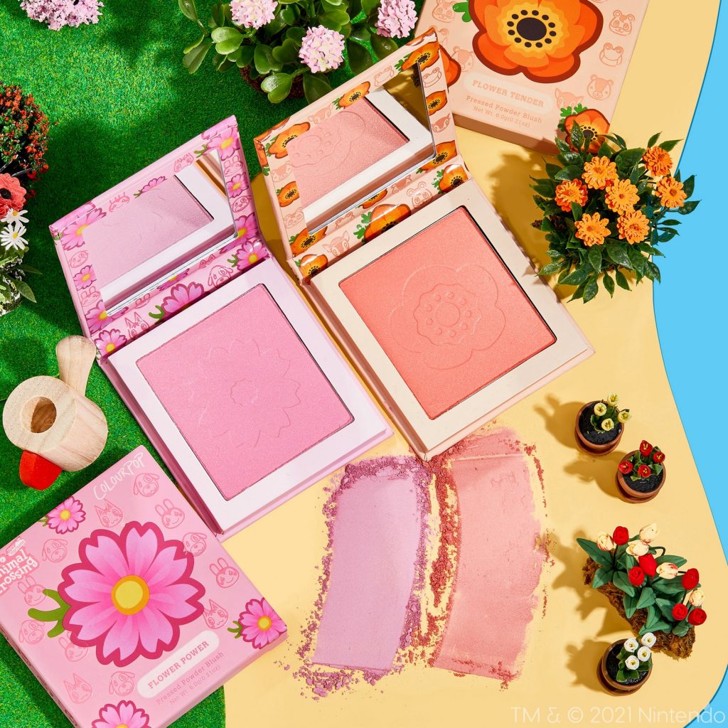 ColourPop X Animal Crossing blushes