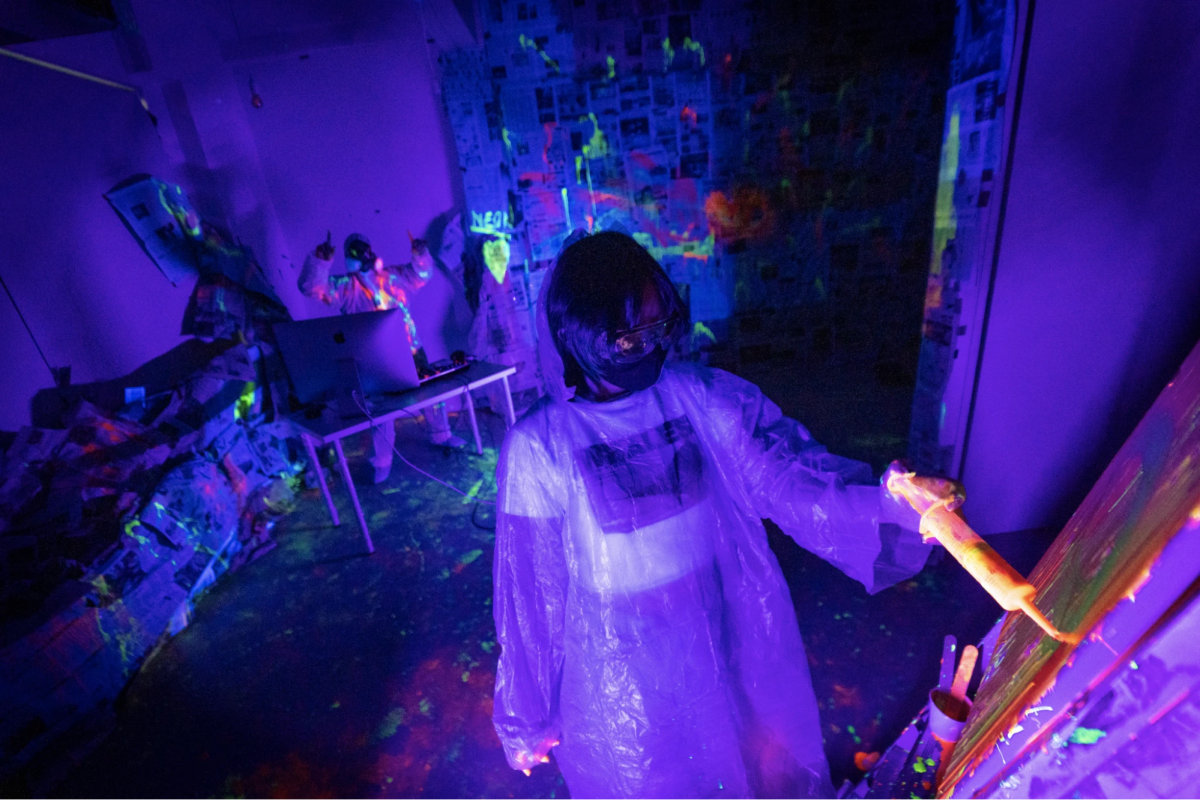 The Neon Playground Singapore neon art jamming