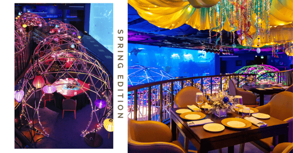 SEA Aquarium Dome Dining: Back With New Spring Theme For CNY & Underwater Dragon Dance