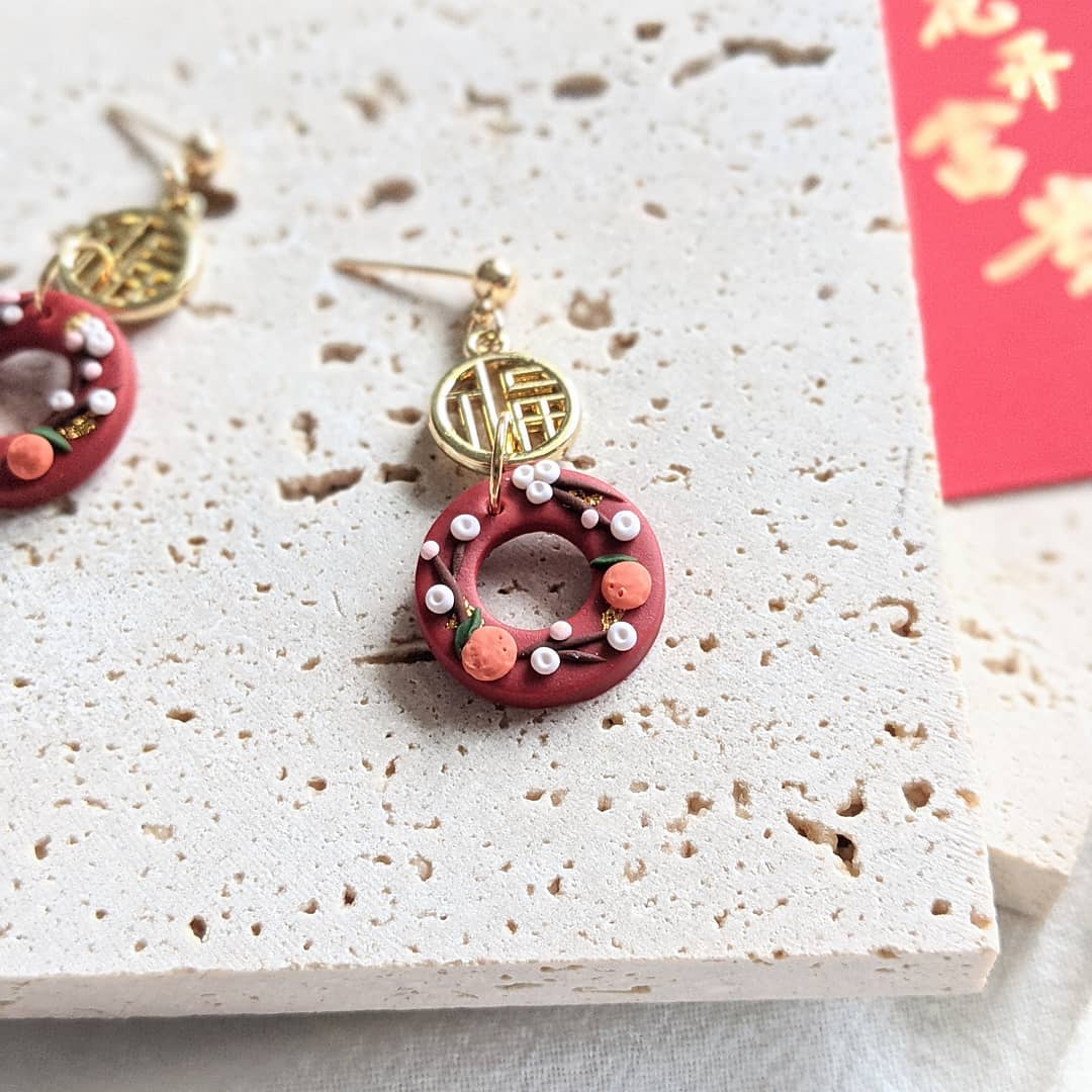 After Dusk Creations clay earrings