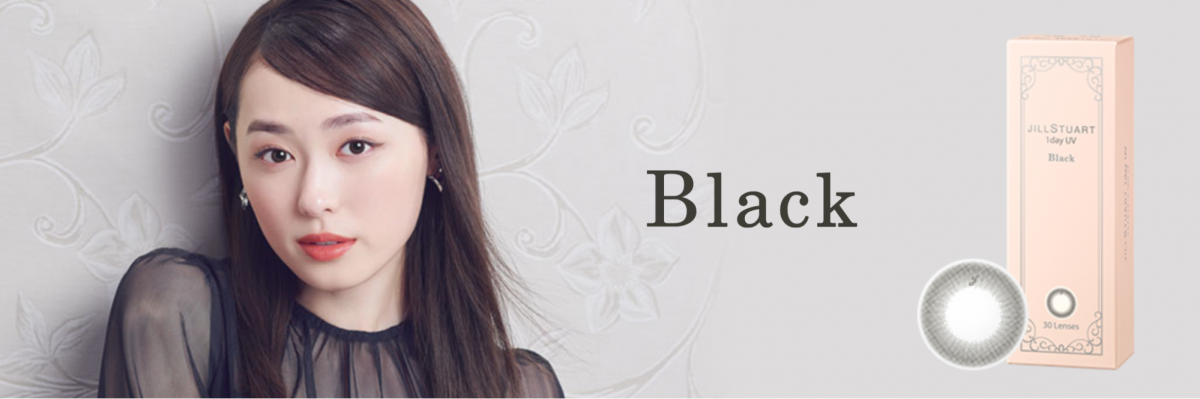 SEED Jill Stuart 1day UV contact lens black Singapore