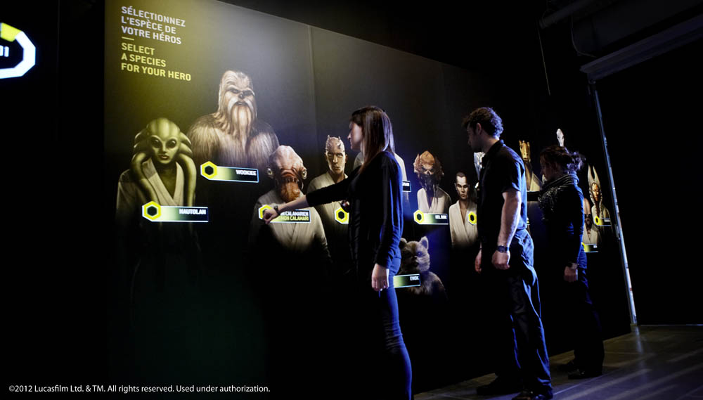 STAR WARS Identities Exhibition singapore information on wall