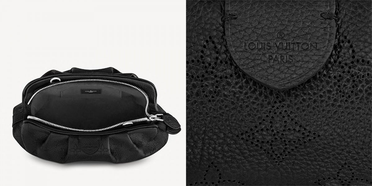 Louis Vuitton Scala Mini Pouch Noir close up