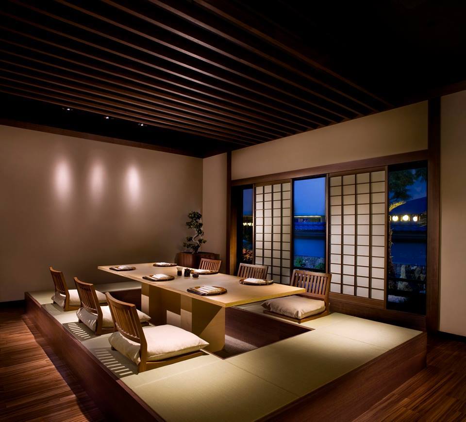 keyaki traditional tatami dining room