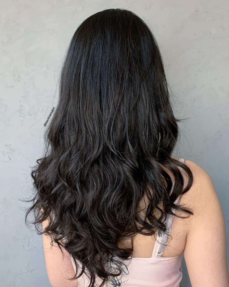 Black Hair Salon perming with care+