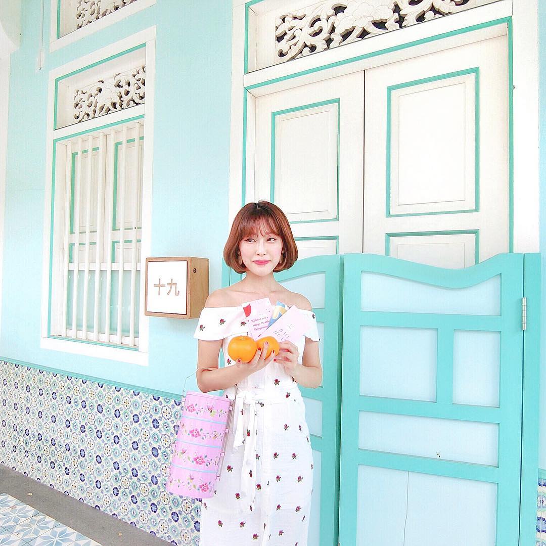 pastel blue building at blair road singapore