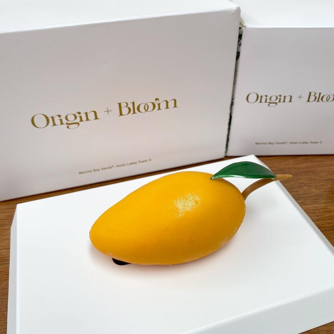 mango dessert at origin bloom cafe