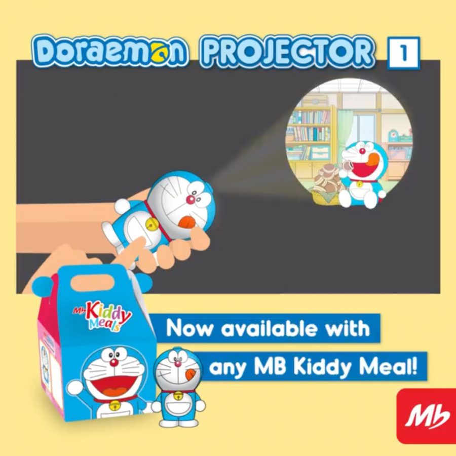 Marrybrown Singapore doraemon projectoy toy 1