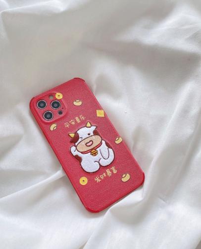Red ox phone case