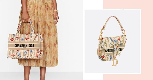 New Dior Hibiscus Bags In A Pretty Beige Are Perfect For Both Work And Play
