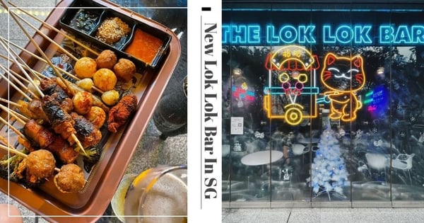New Bar At Beach Road With Insta-Worthy Neon Lights Serves Lok Lok & Alcohol Including Soju