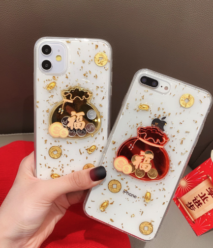 Lucky money bag phone cover