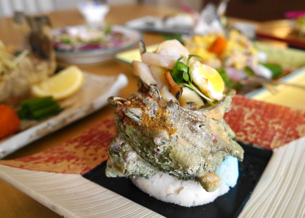japanese food at Keyaki restaurant pan pacific singapore