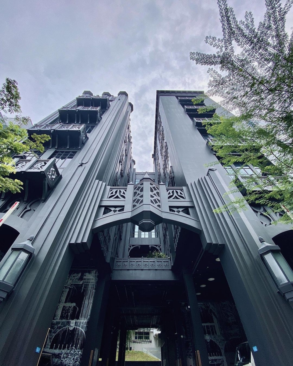 The Mill: Black Office Building In Singapore Looks Like A Gothic Tower