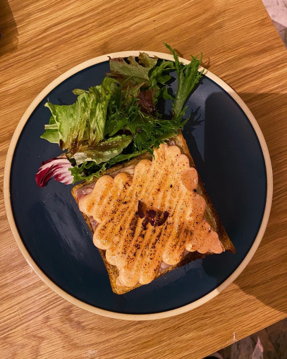 Salmon Mentaiko Cheese Toastie