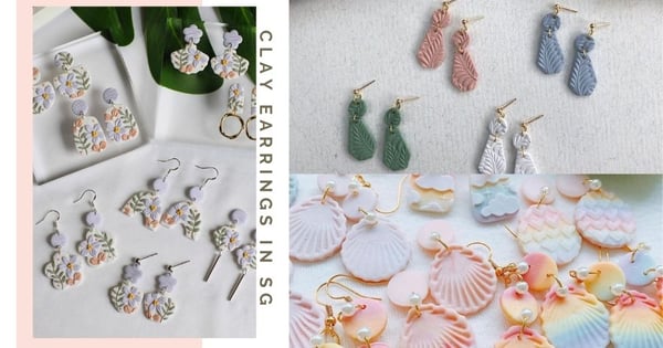7 Brands In Singapore To Get Pretty Handcrafted Clay Earrings To Match With Your CNY Outfits