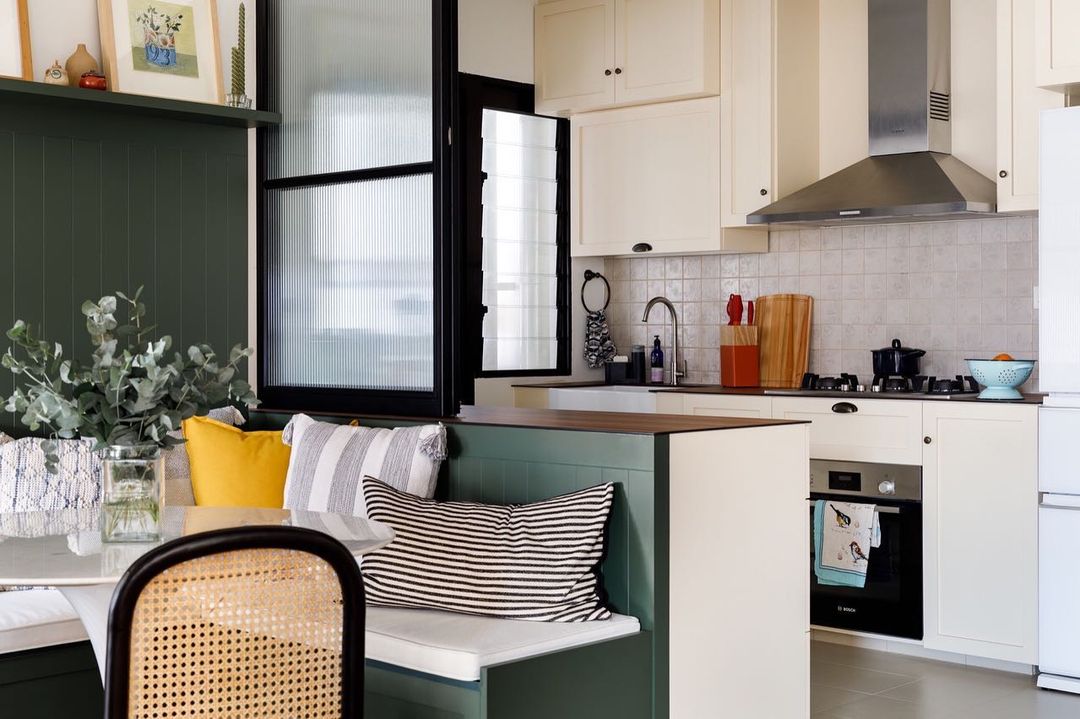 breakfast dining nook beside kitchen in singapore