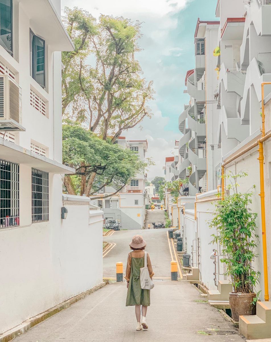 Pastel photo spots Singapore