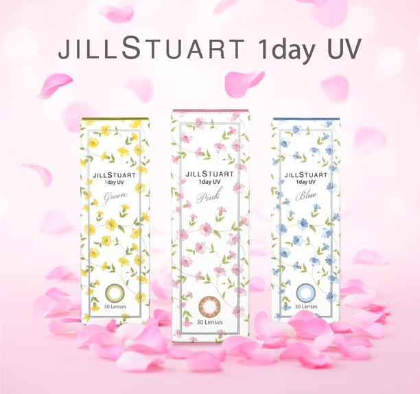 SEED Jill Stuart 1day UV contact lens floral Singapore