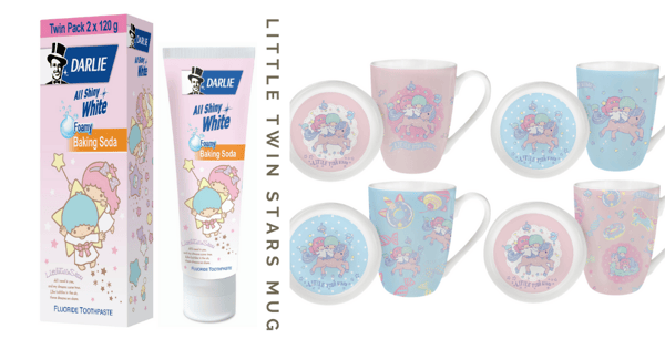 Little Twin Stars X Darlie: FREE Mug Set Worth $19.90 With Purchase & New Sanrio-Themed Toothpaste