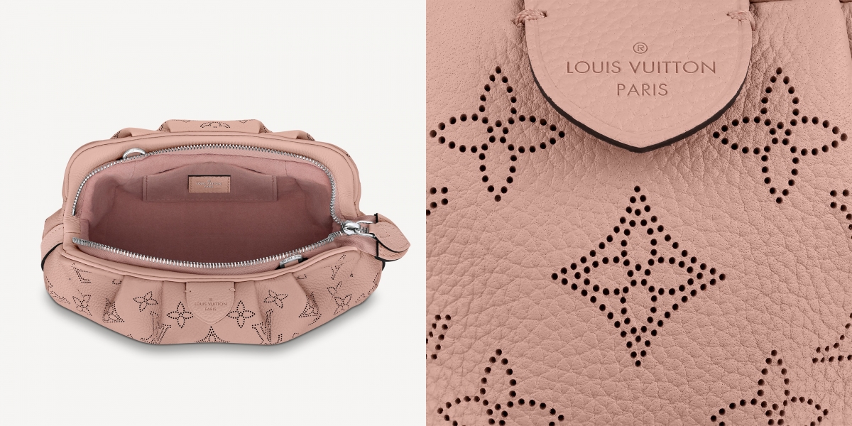 Louis Vuitton Scala Mini Pouch Magnolia close up