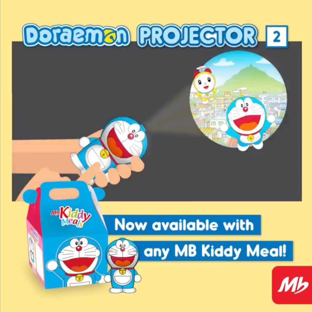 Marrybrown Singapore doraemon projectoy toy 2