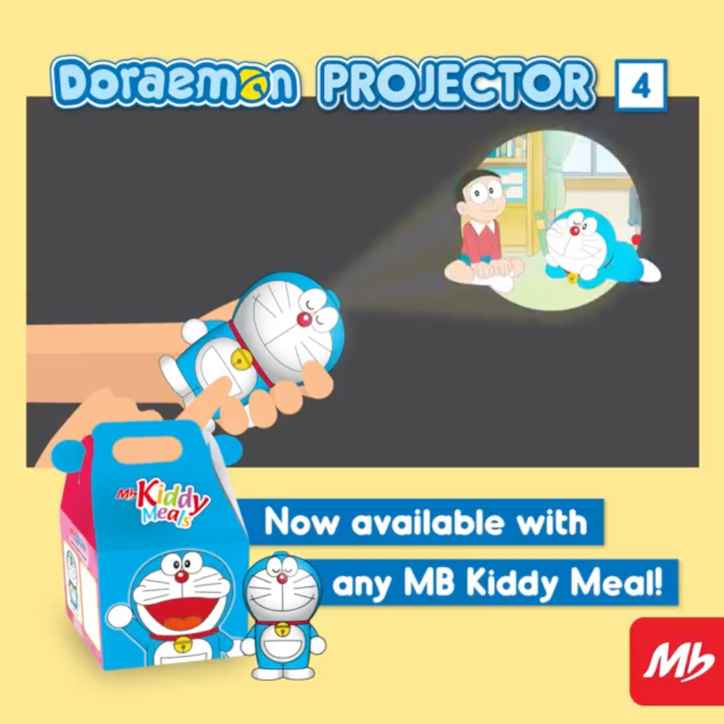 Marrybrown Singapore doraemon projectoy toy 4