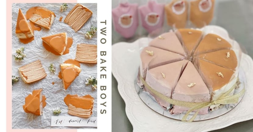 Two Bake Boys: Thai Milk Tea Crepe Cake In SG Will Remind You Of