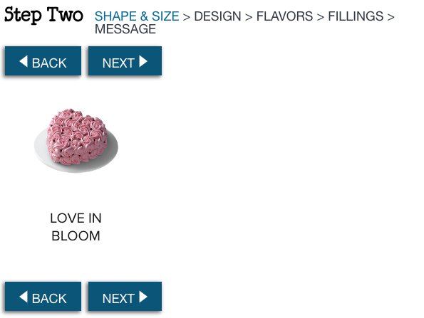 Ben & Jerry's Love in Bloom cake