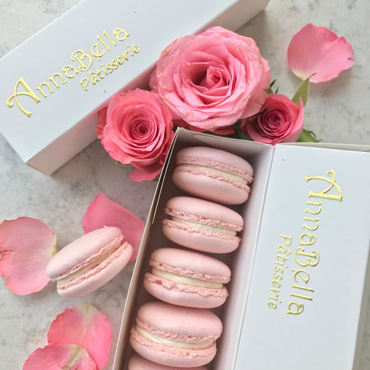 Macaron heart bouquet Singapore