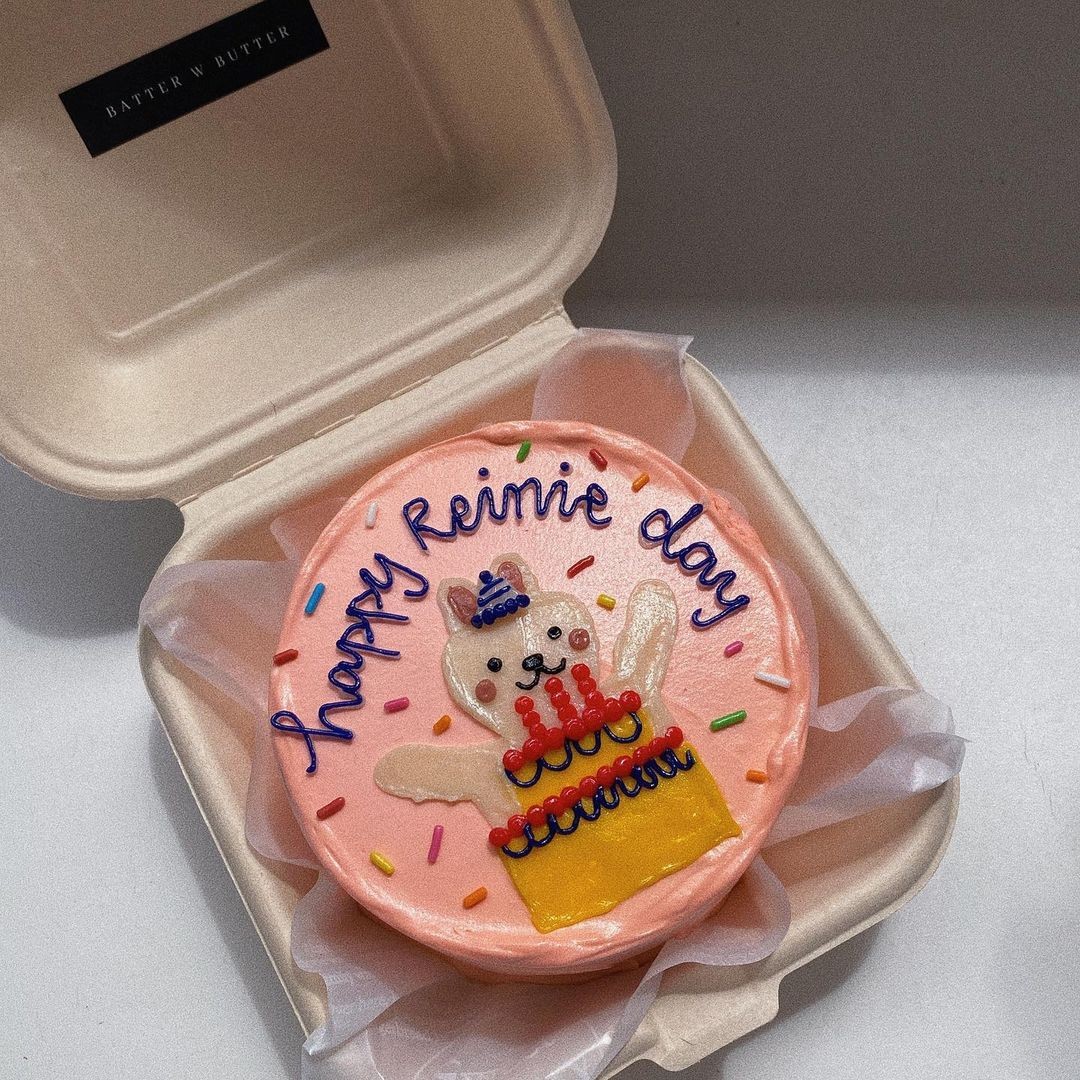 batterwithbutter Korean-style lunch box cake