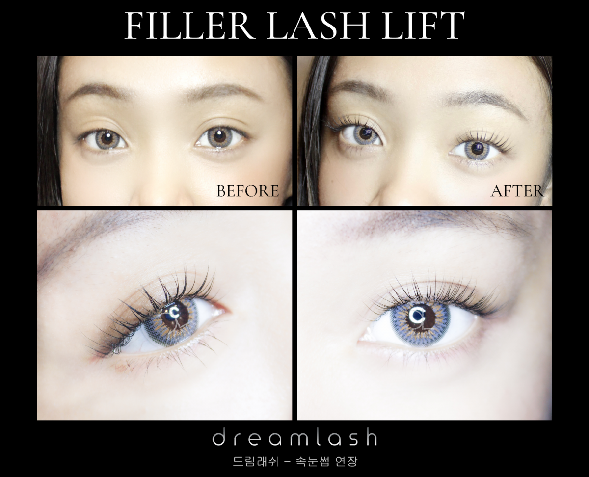 Dreamlash Korea Filler Lash Lift close up