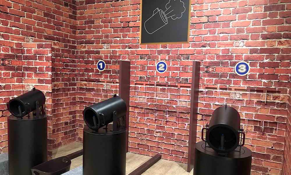 dorarmon department store tokyo air canon game